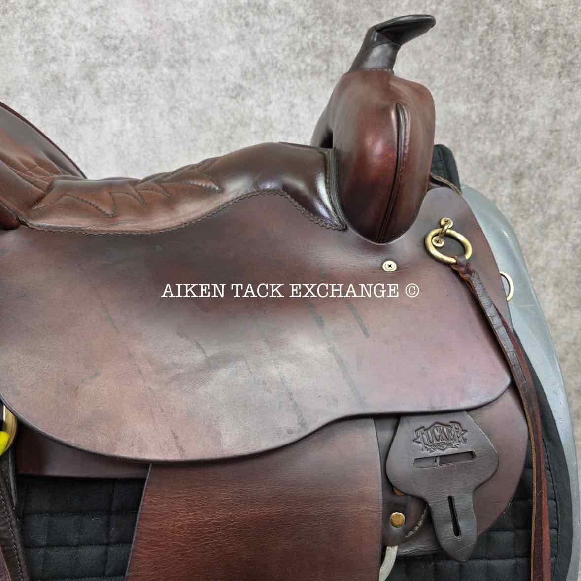 **SOLD** 2006 Tucker 260 High Plains Western Saddle, 16.5" Seat, Medium Tree - Semi QH Bars