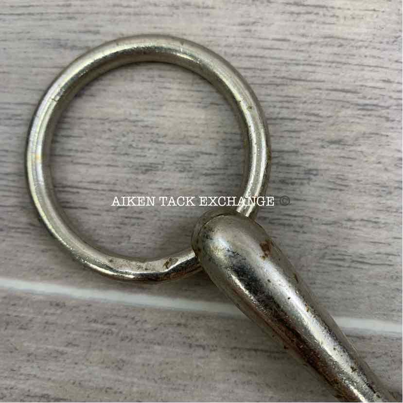 Single Joint Plated Bradoon Bit 4.75"