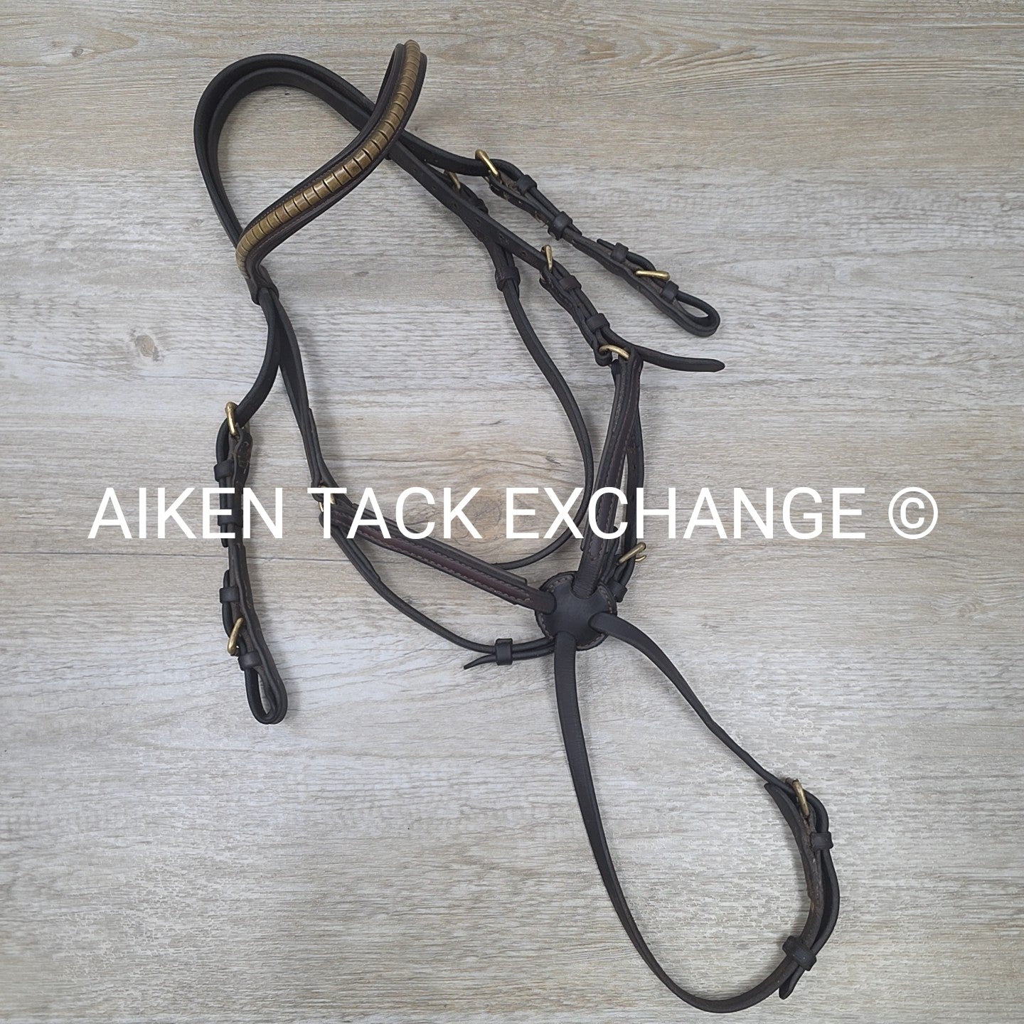 Nunn Finer Figure 8 Bridle, No Reins, Brown, Size Full