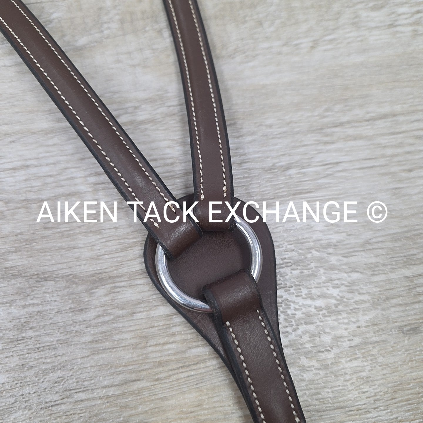 Fancy Stitched Breastplate, Brown, Size Full