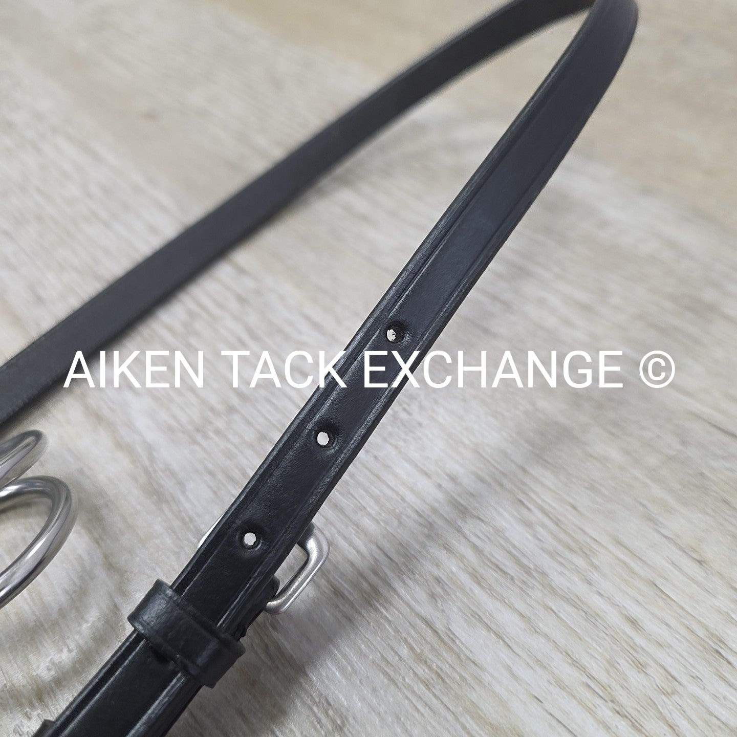 Plain Flat Running Martingale, Black, Size Full