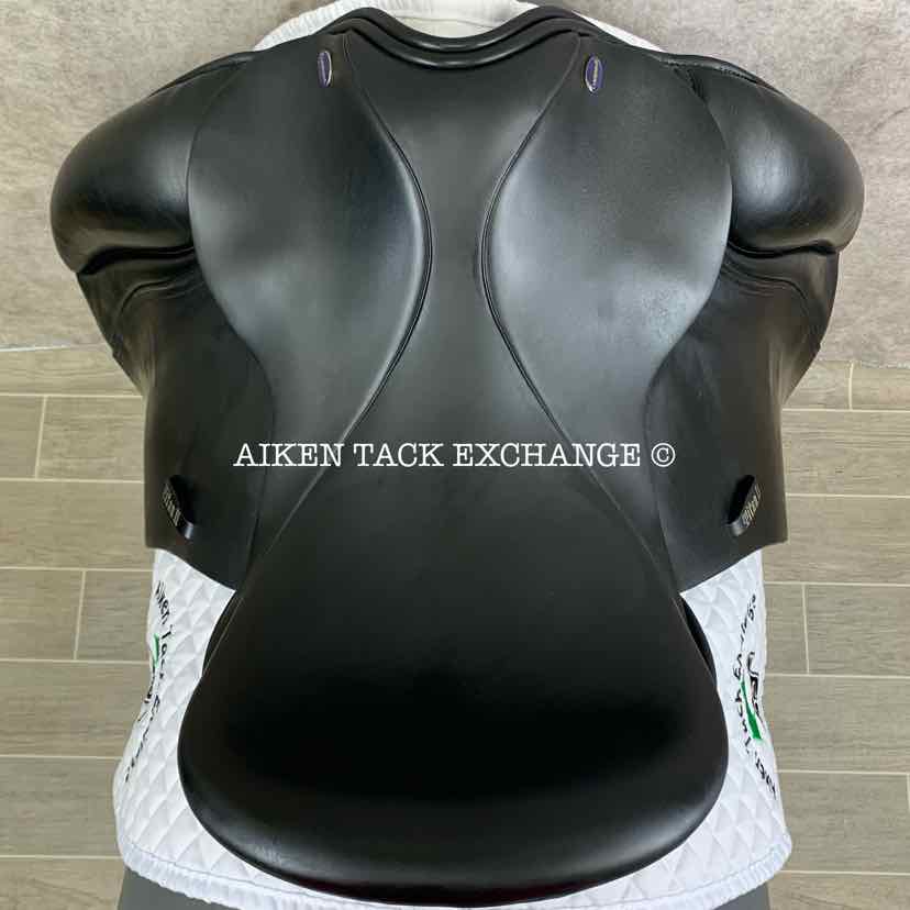 **SOLD** EuroRiding Titan II Dressage Saddle, 18" Seat, Wide Tree, Wool Flocked Panels
