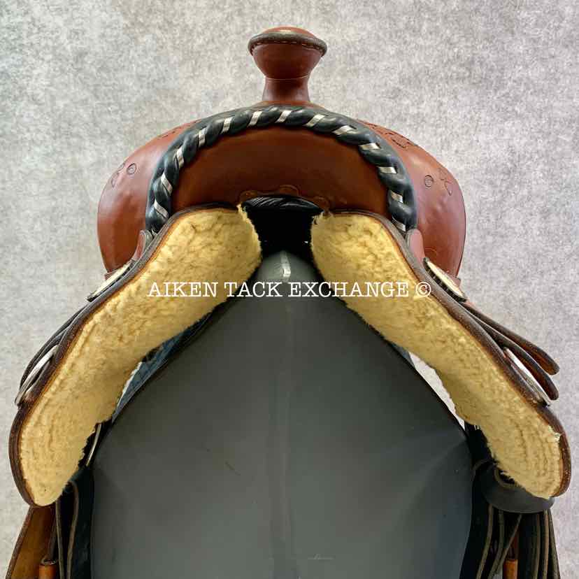 Sugar Creek Saddlery by Rick Mayberry Charles Wilhelm Special Edition Western Saddle, 16.5" Seat, Wide Tree - Full QH Bars
