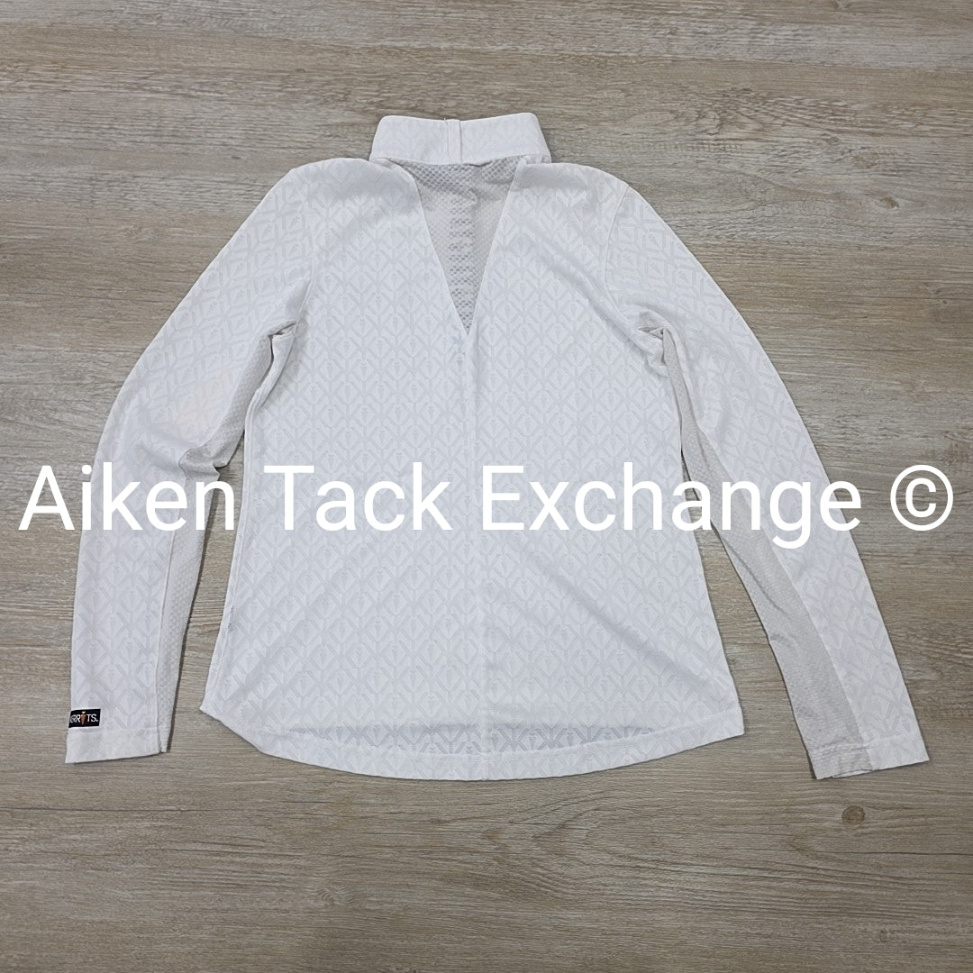 Kerrits Long Sleeve Show Shirt, Size Medium