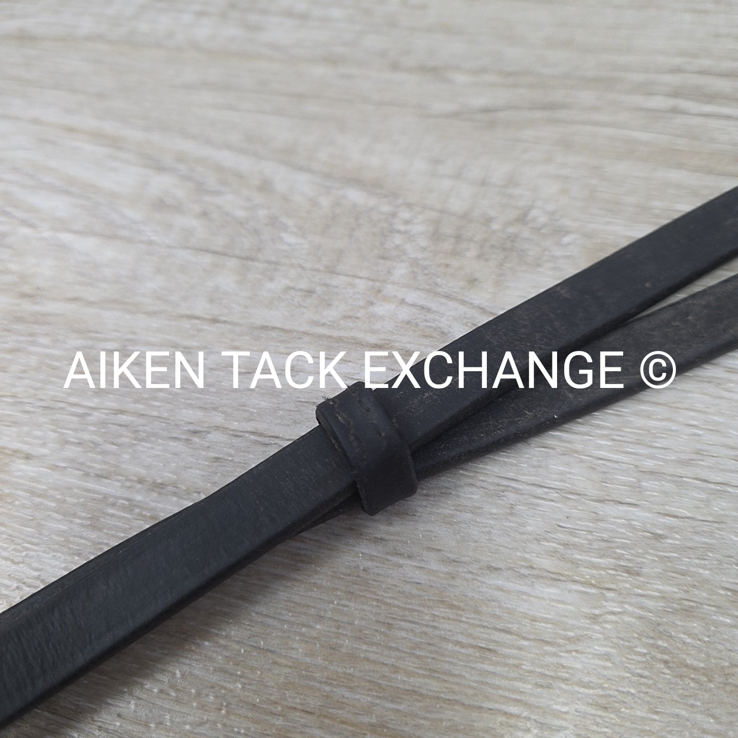 Rolled Leather Curb Reins