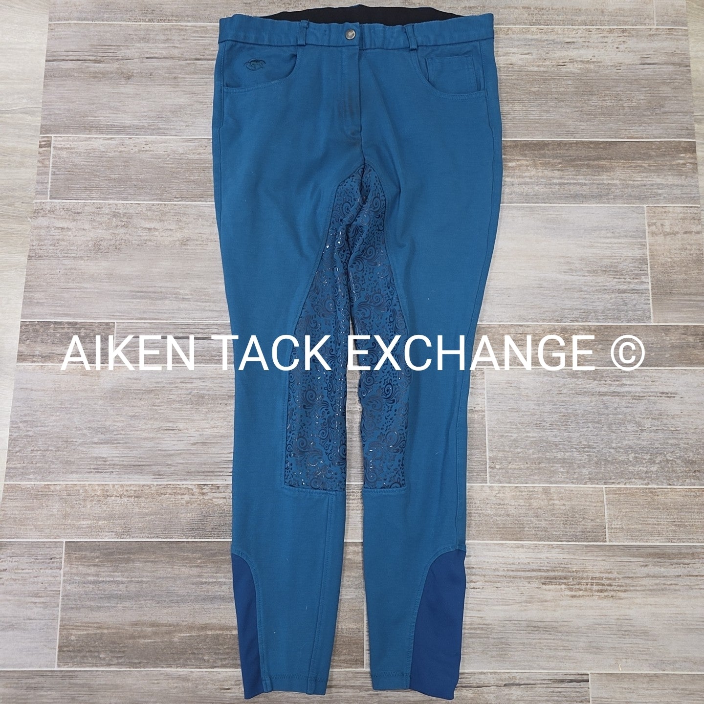 SmartPak Piper Silicone Grip Full Seat Breeches, Size 34 L