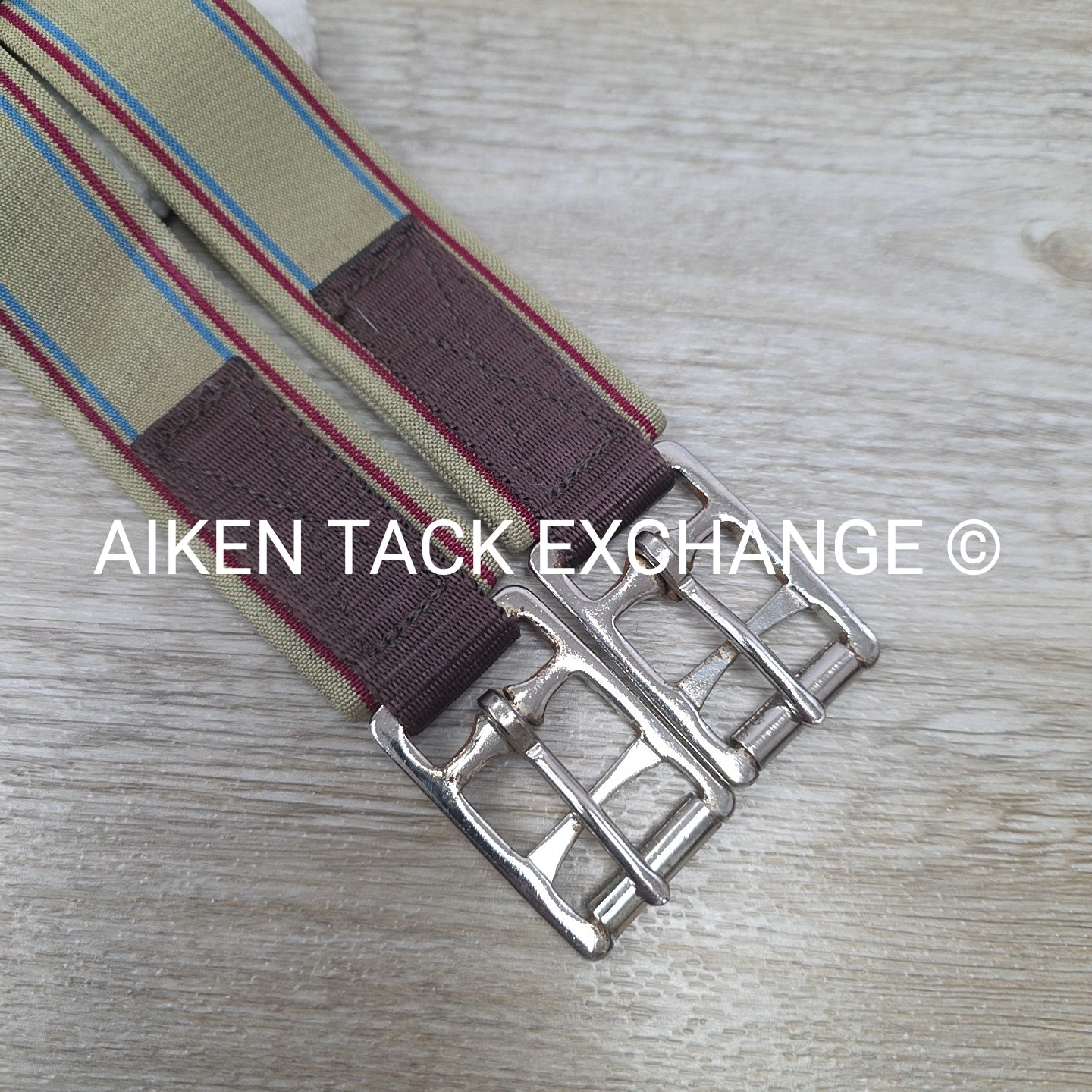 HFP Fleece Girth with Double End Elastic, Brown, 58"