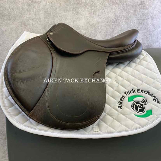 **SOLD** 2020 Antares Contact Jump Saddle, 17" Seat, 1A Flap, Medium Tree, Foam Panels, Full Buffalo Leather