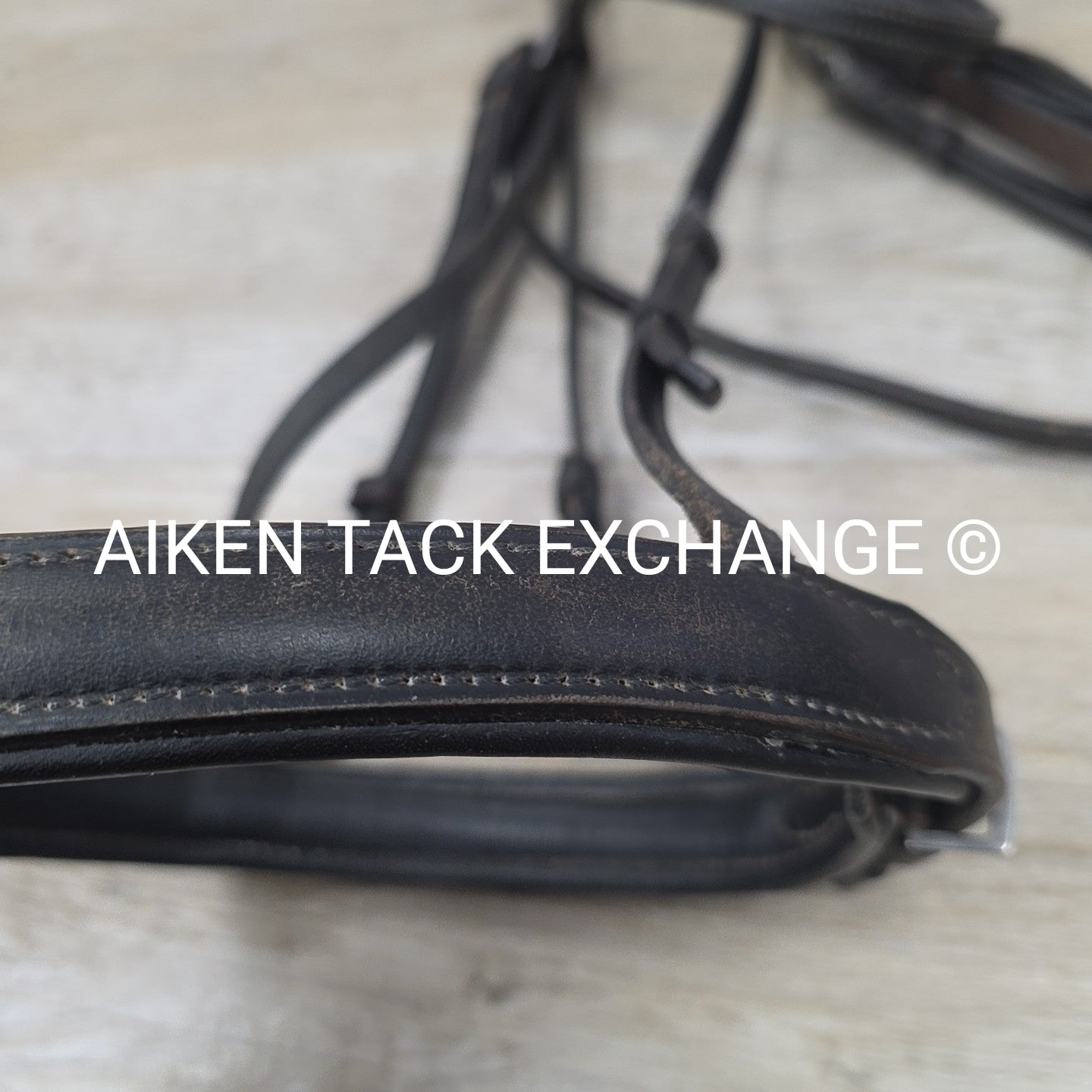 Hintermayer Weymouth Double Bridle, No Reins, Black, Size Full