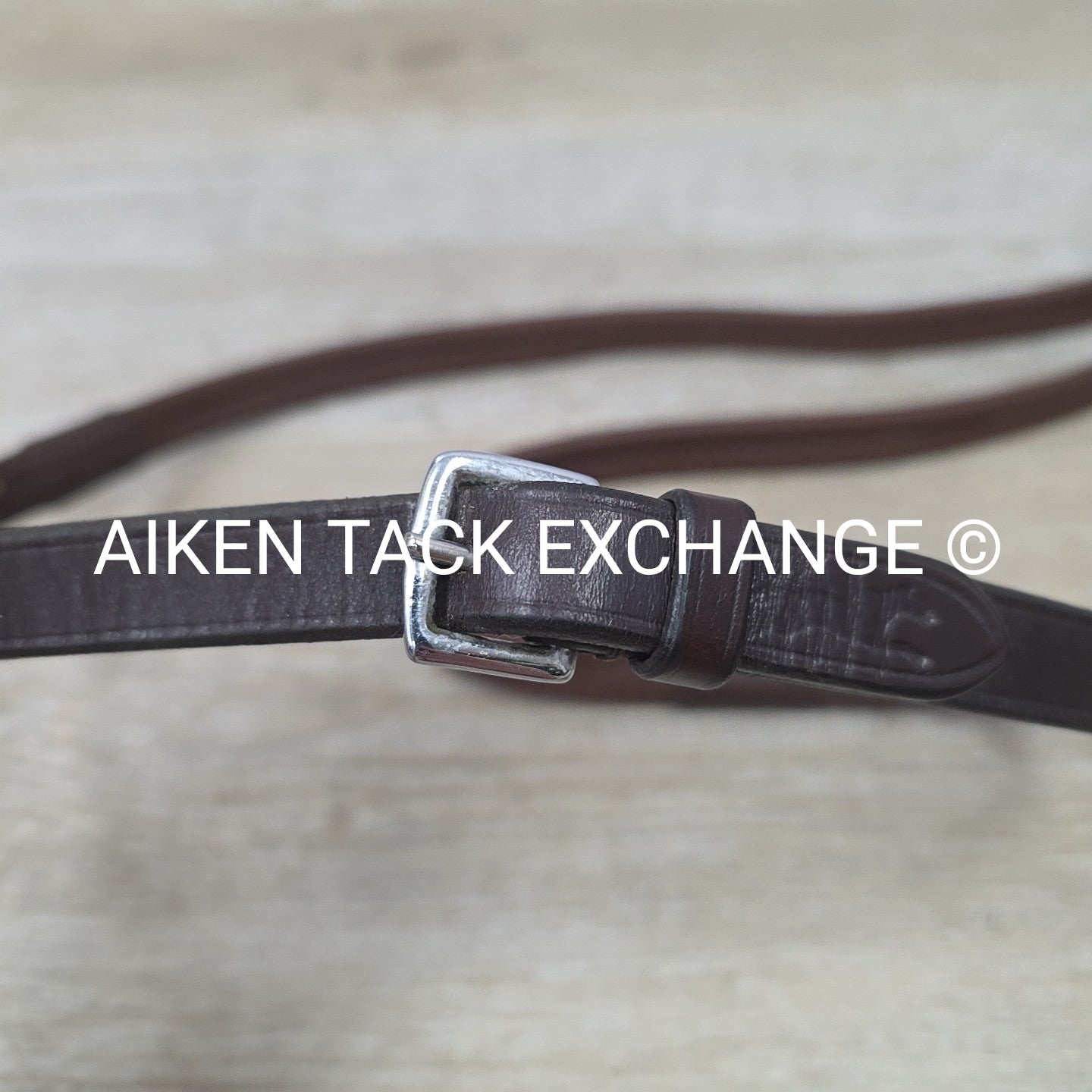 Schockemohle Rubber Reins, Brown, 56"