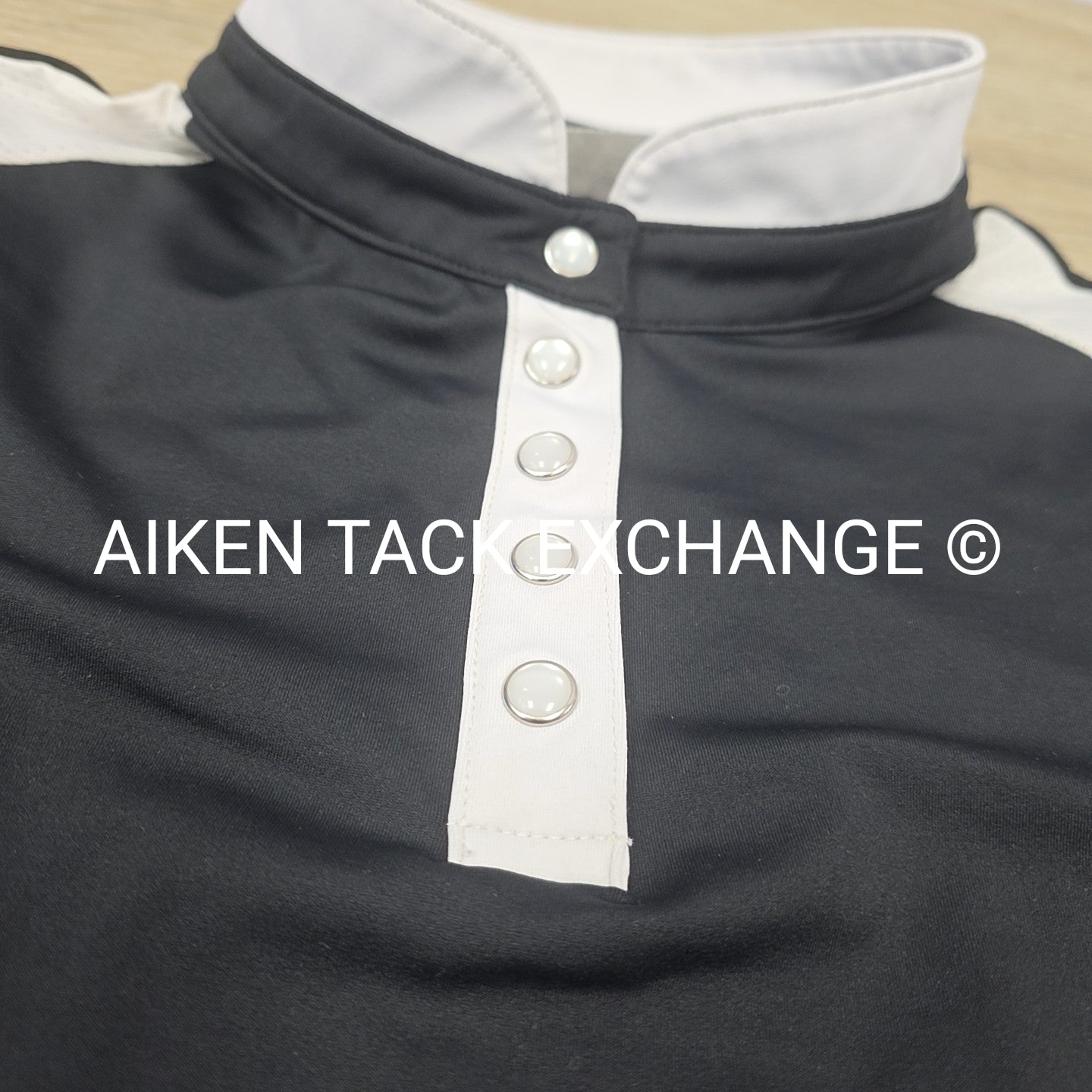 Free Ride Equestrian Devon Short Sleeve Show Shirt, Size Large