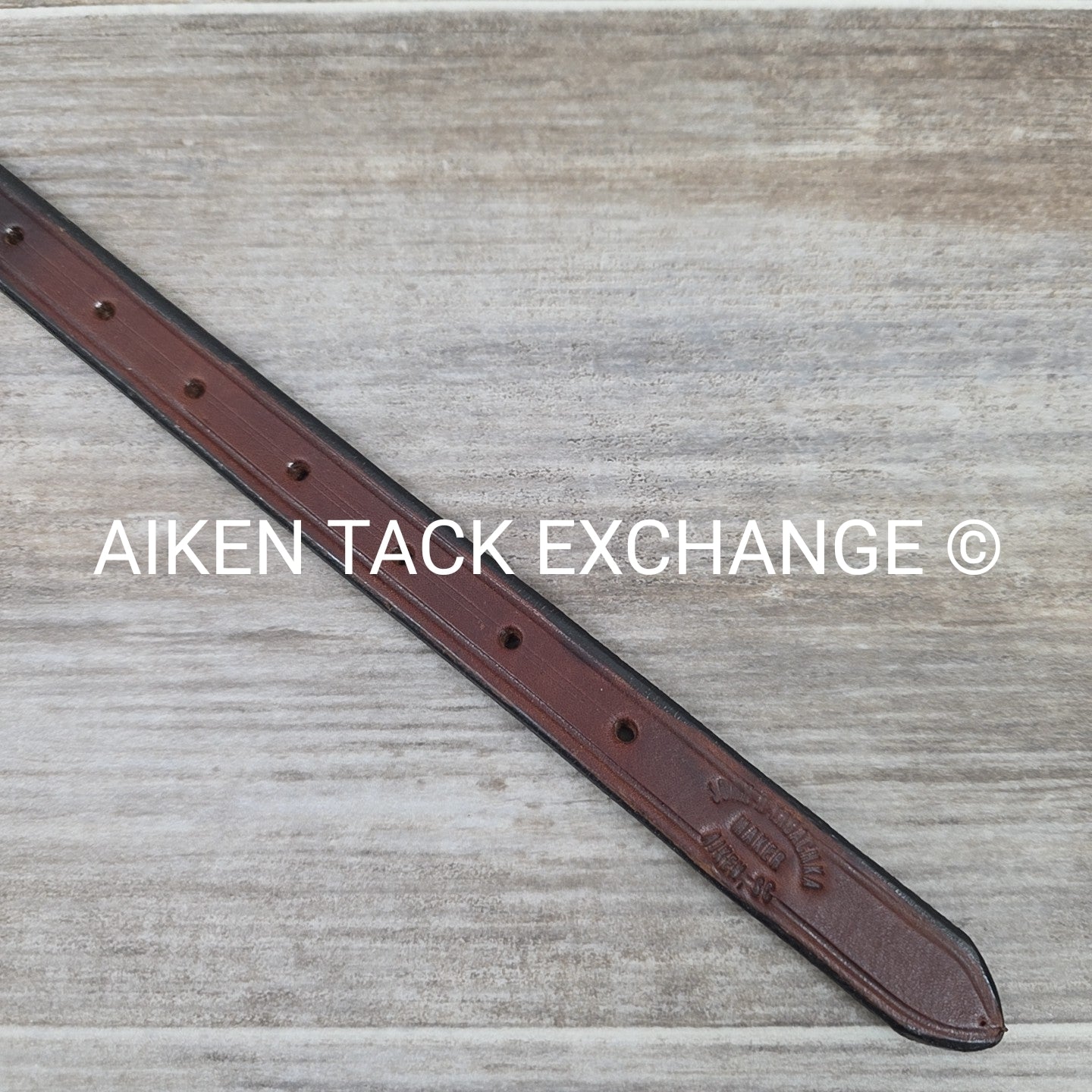 Leather Neck Strap with Solid Brass Hardware (add namplate: $5.00)