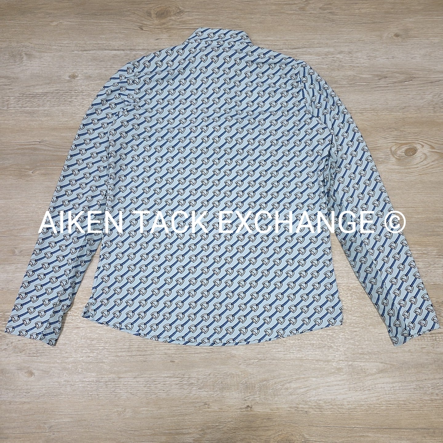 San Soleil Devon Horse Show Long Sleeve Sun Shirt, Size Large