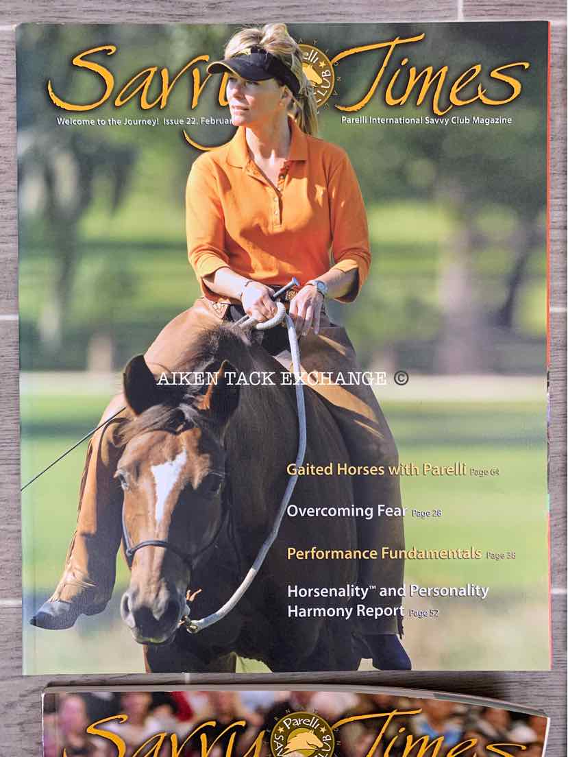 Parelli Savvy Times Magazines: February, May, August, & November 2009