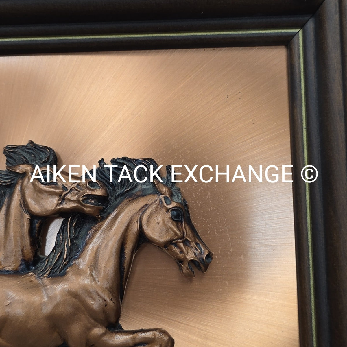 John Louw Framed Copper Artwork, 16" x 13.5"