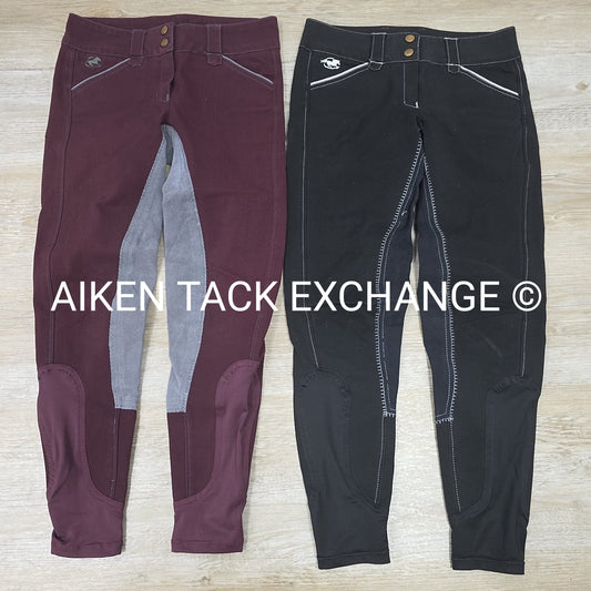 BARGAIN BUNDLE: 2 Pair SmartPak Piper Full Seat Breeches, Size 24