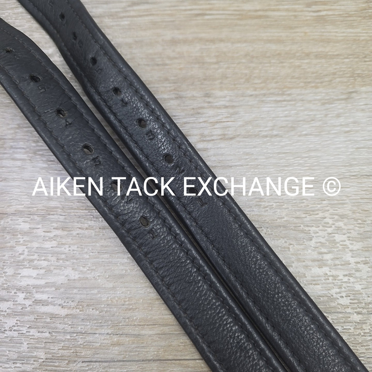 Passier Stirrup Leathers, Black, 59" / 150cm