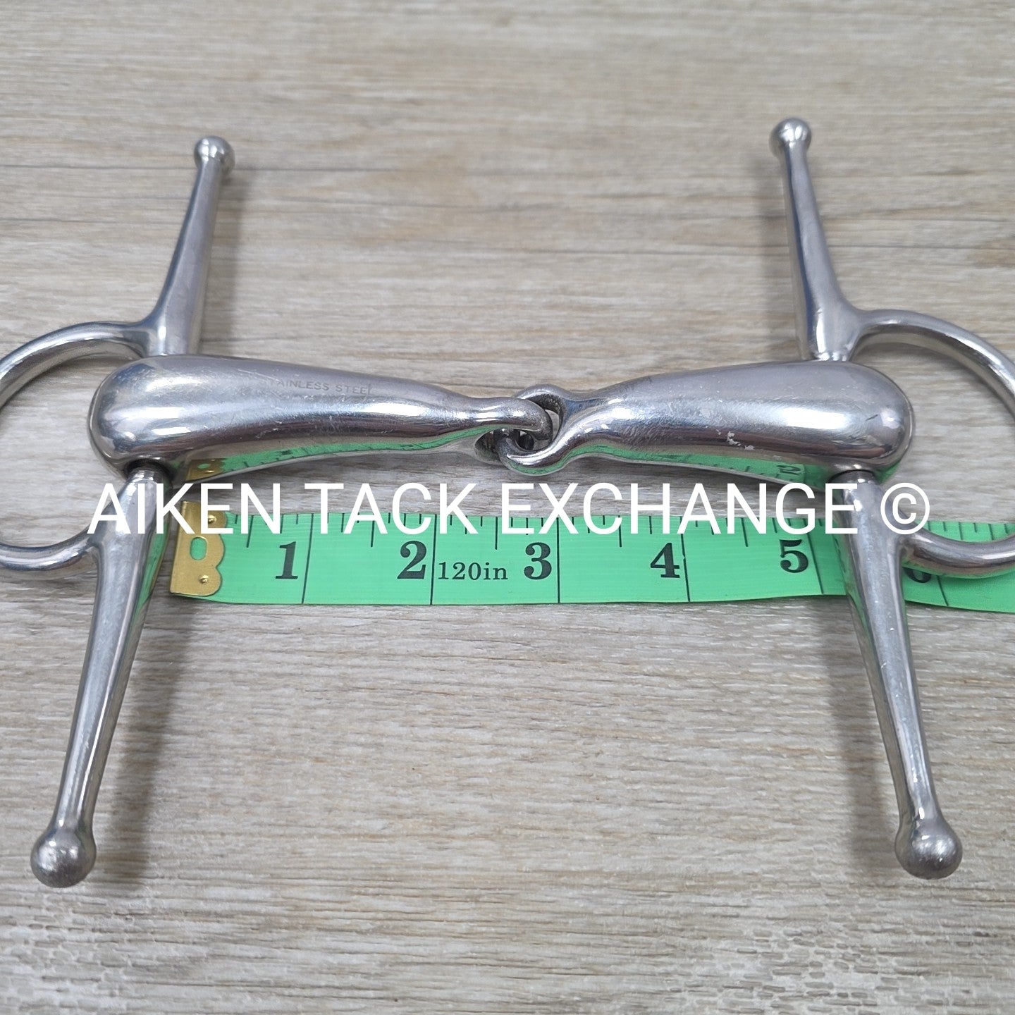 Stubben Single Joint Hollow Full Cheek Bit 5"