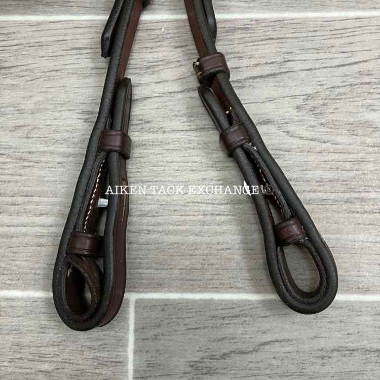 Crosby Plain Raised Bridle with Matching Laced Reins, Sized Cob