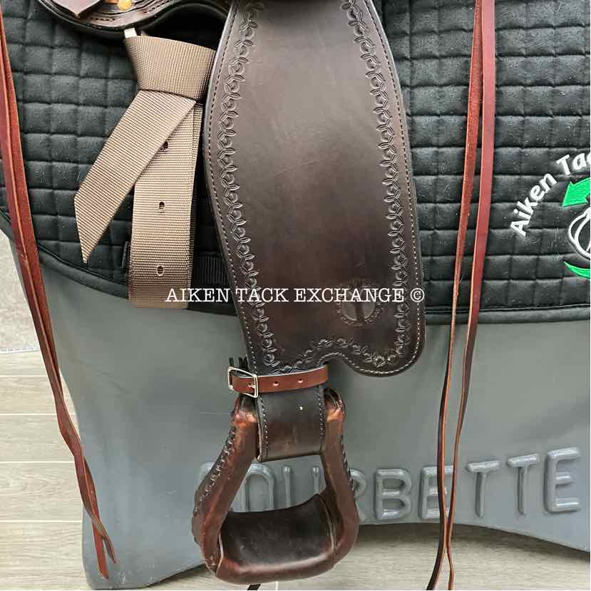 **SOLD** 2021 Circle Y 1682 Sunflower Flex2 Trail Western Saddle, 15" Seat, Flex2 Trail 5 Tree - Wide
