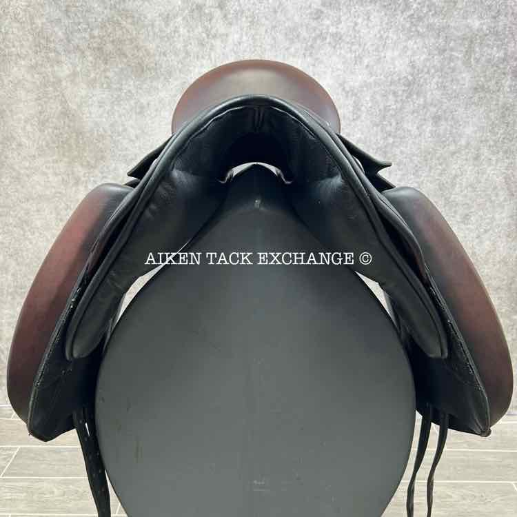 Cardanel Monoflap Dressage Saddle, 17" Seat, Wide Tree, Wool Flocked Panels