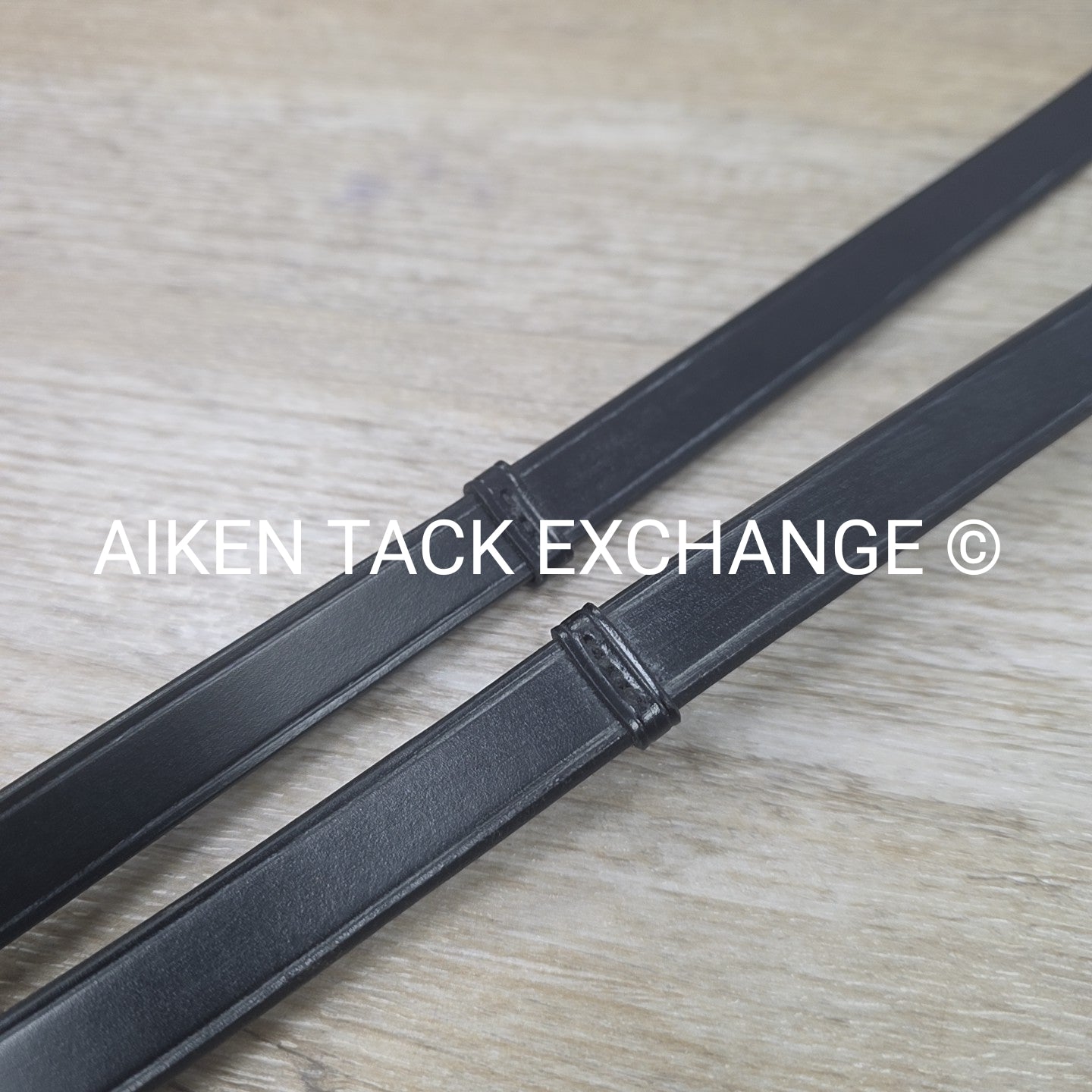 Passier Leather Grip Reins, Black, 55"