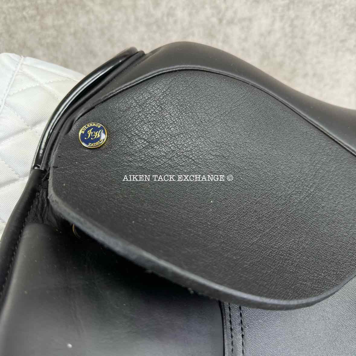 2023 Hulsebos WB3 Dressage Saddle, 17.5" Seat, Medium Wide Tree, Wool Flocked Panels