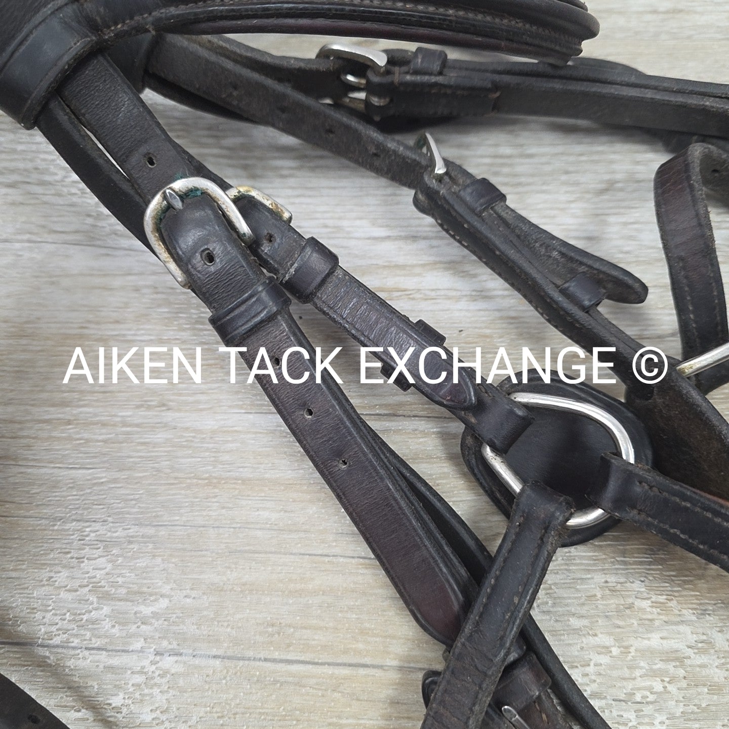 BARGAIN BUNDLE: 2 Vespucci Figure 8 Bridles with Rubber Reins, Brown, Size Full