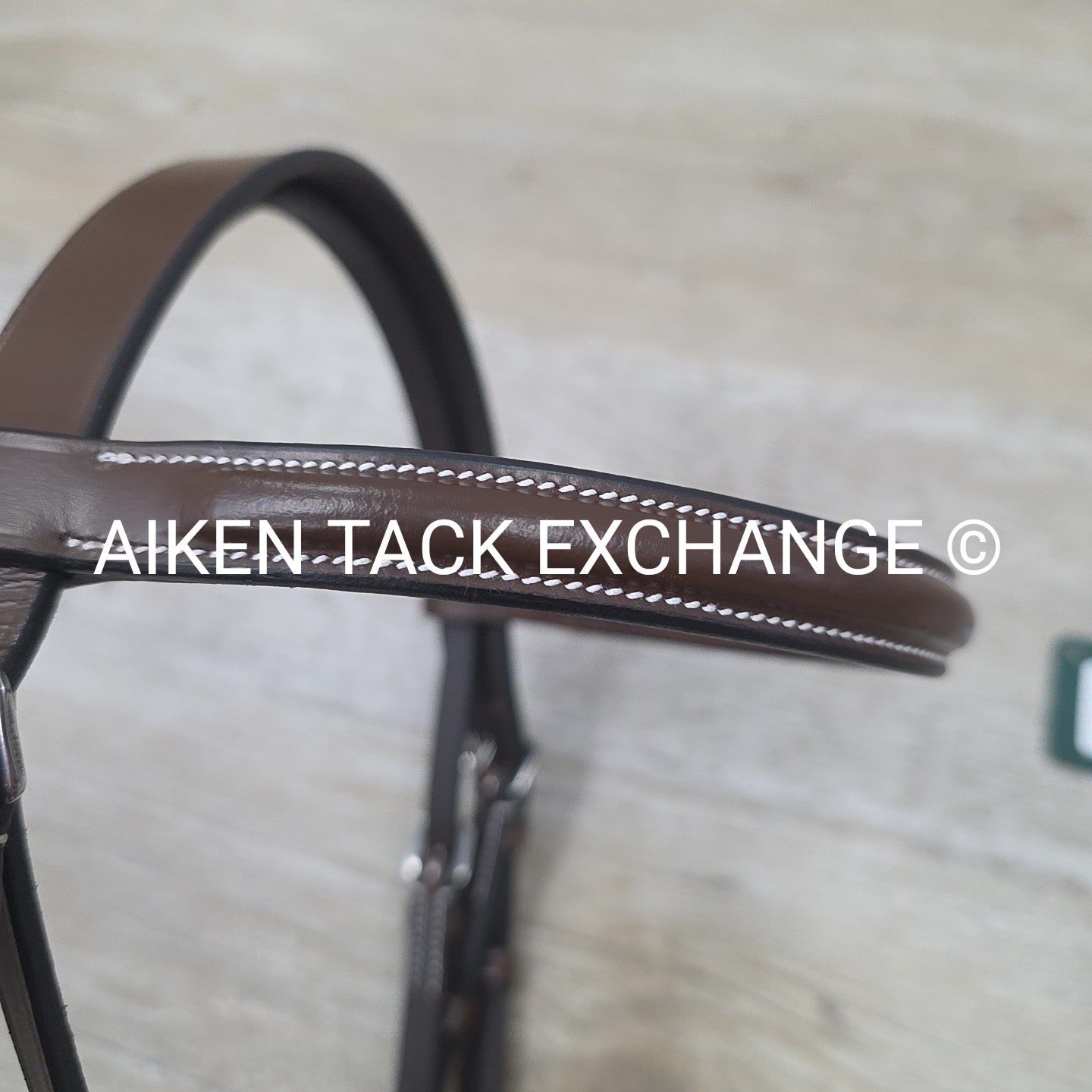 HDR Advantage Plain Raised Bridle with Reins, Australian Nut, Size Pony