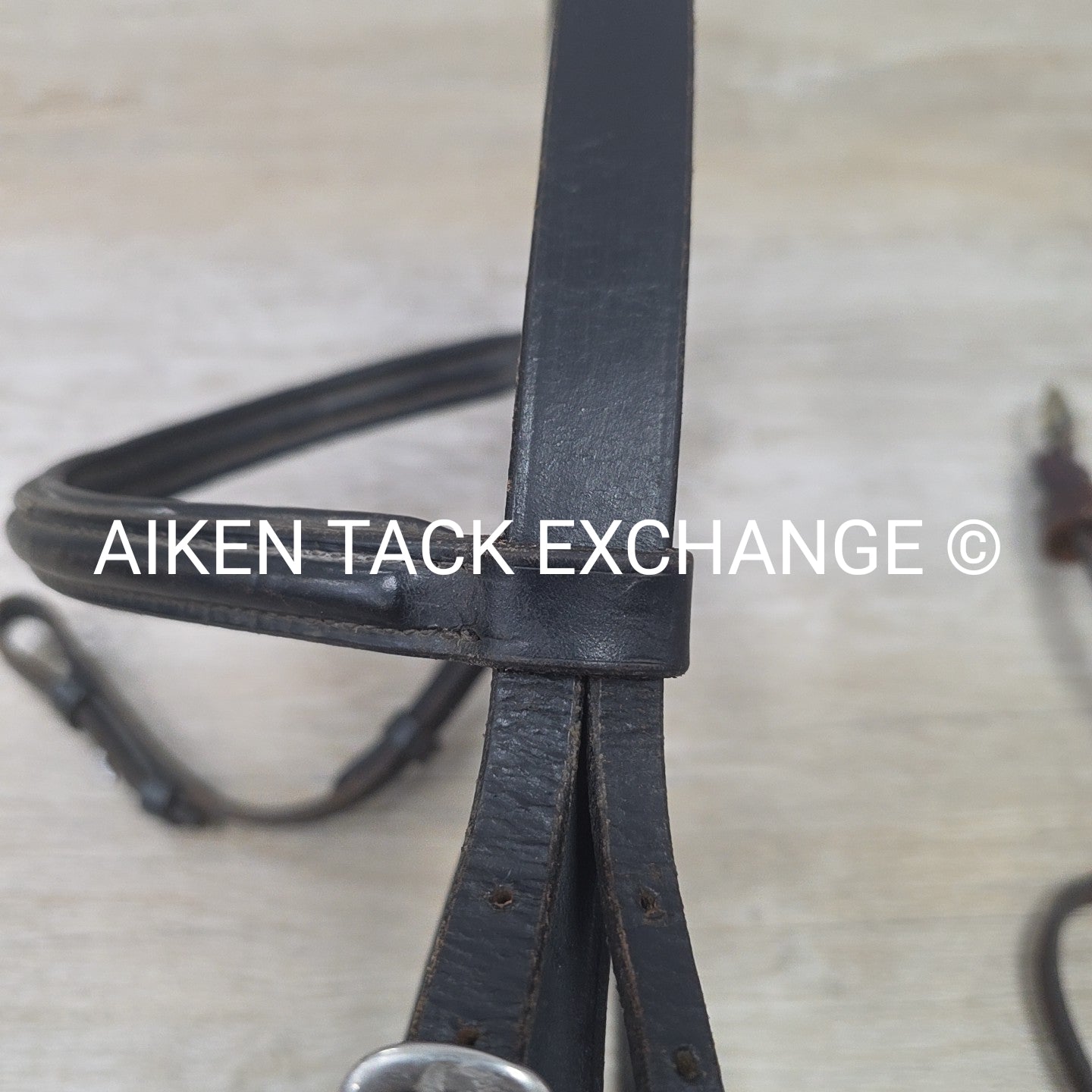 BARGAIN BUNDLE: Flash Dressage Bridle, Fancy Stitched Flash Noseband & Plain Rai