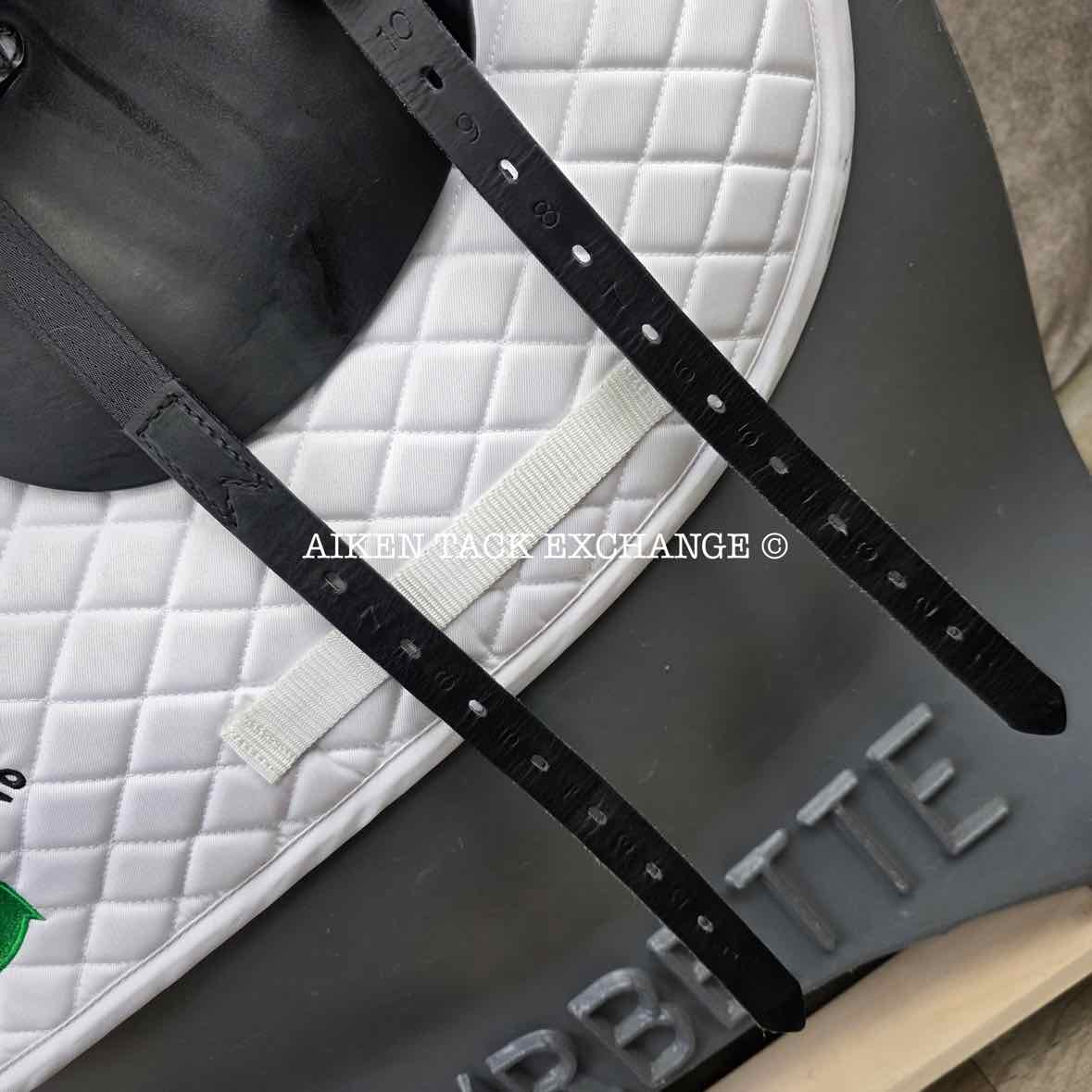 2017 Prestige X-D2 K Zero Monoflap Dressage Saddle, 18" Seat - Short Flap, Medium Tree, Wool Flocked Panels
