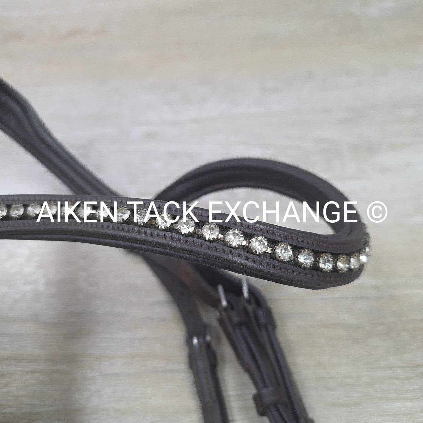 Monocrown Figure 8 Bridle, No Reins, Brown, Size Full