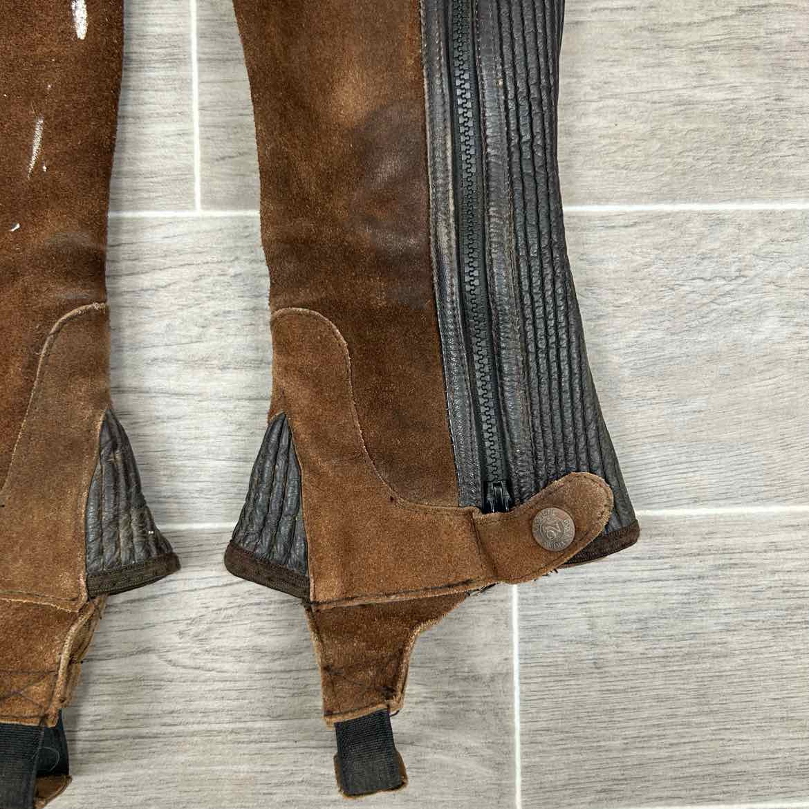 Ovation Suede Half Chaps, Size Child's Tall