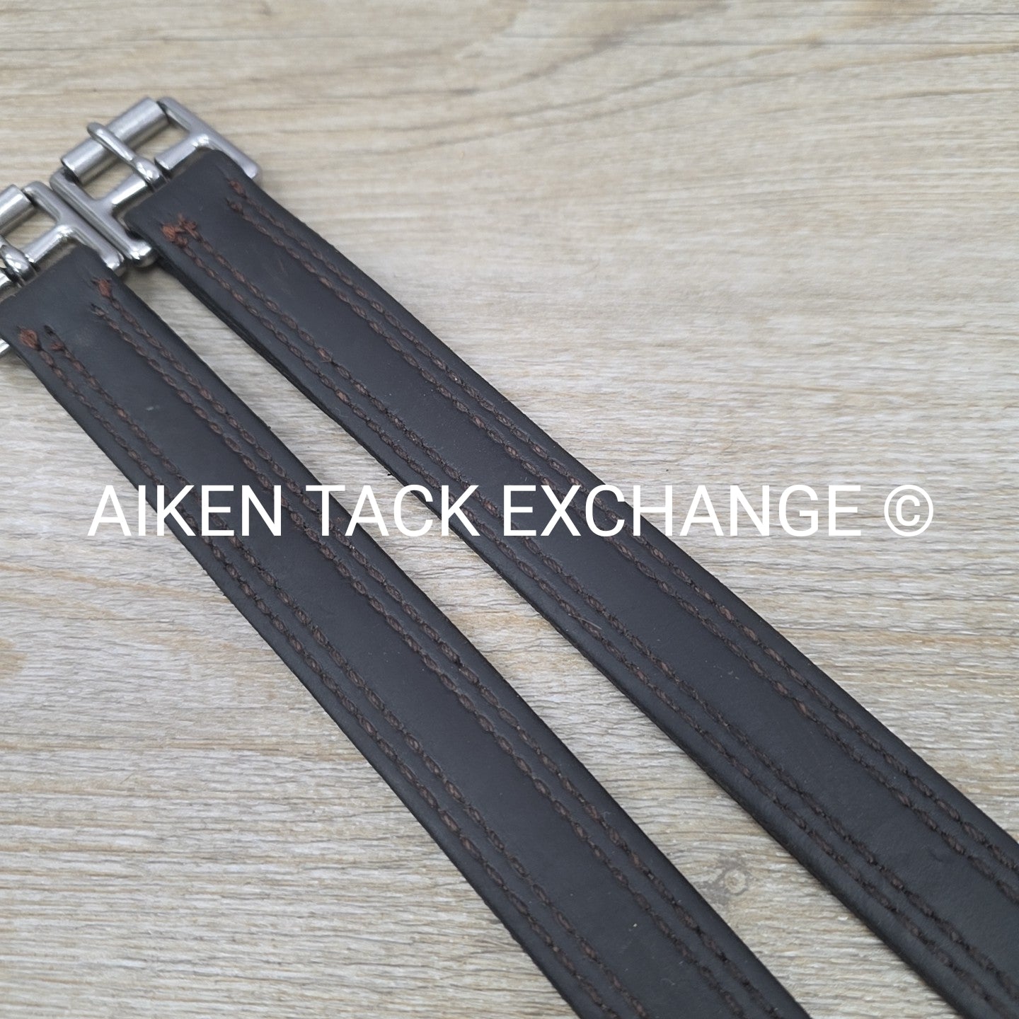 Nunn Finer Nylon Center Stirrup Leathers, Brown, 50"