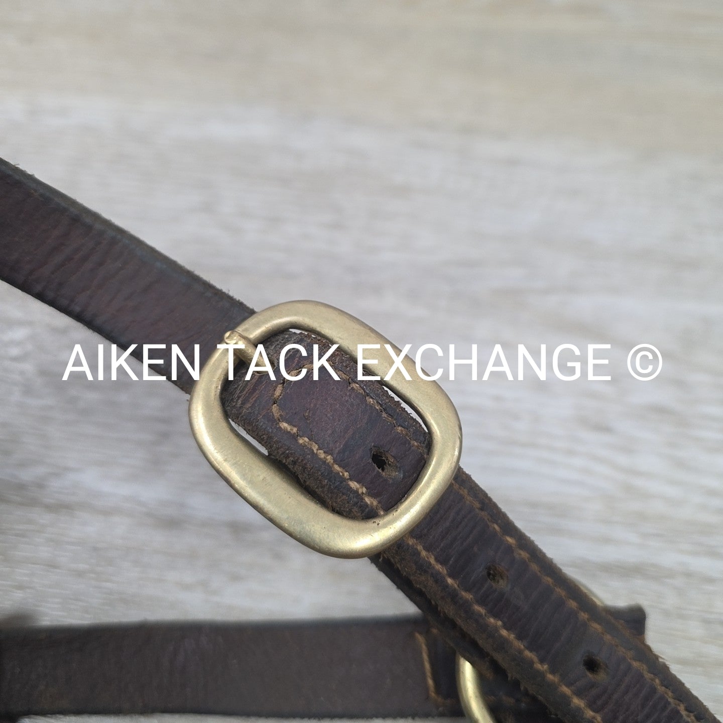 Leather Halter, Brown, Size Pony