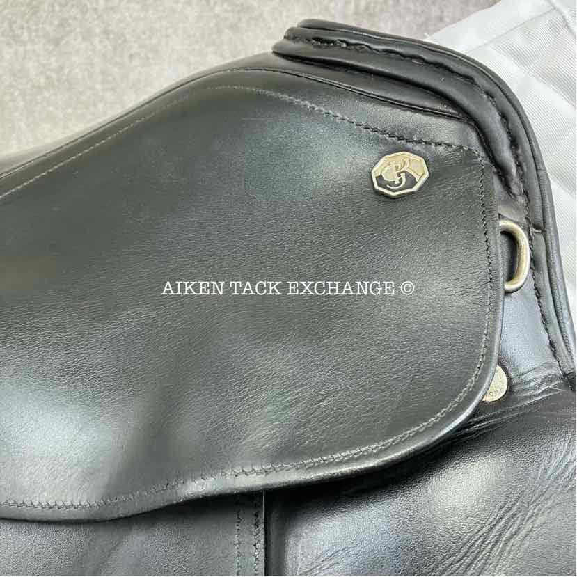 1994 Kieffer Wein DL Dressage Saddle, 17" Seat, Medium Wide Tree, Wool Flocked Panels