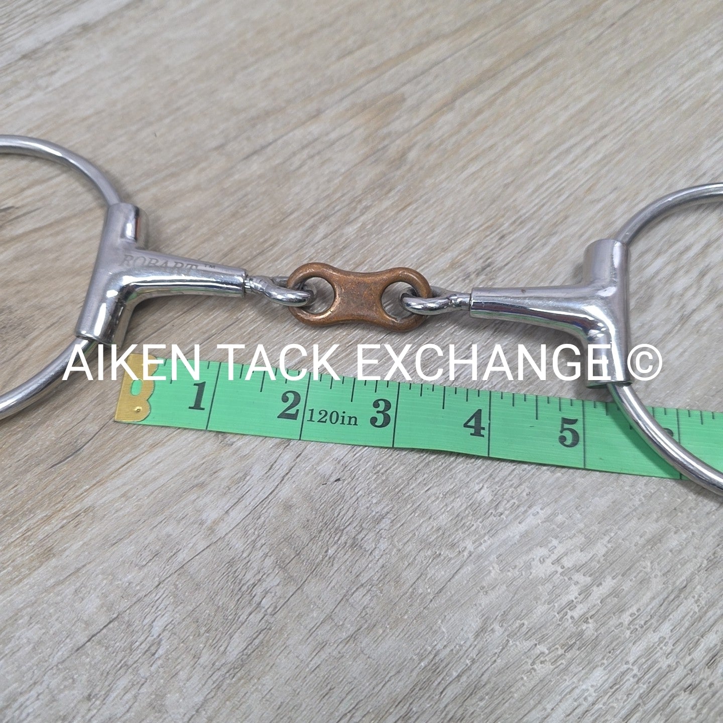 Robart Copper French Link Pinchless Large Loose Ring Bit 5"