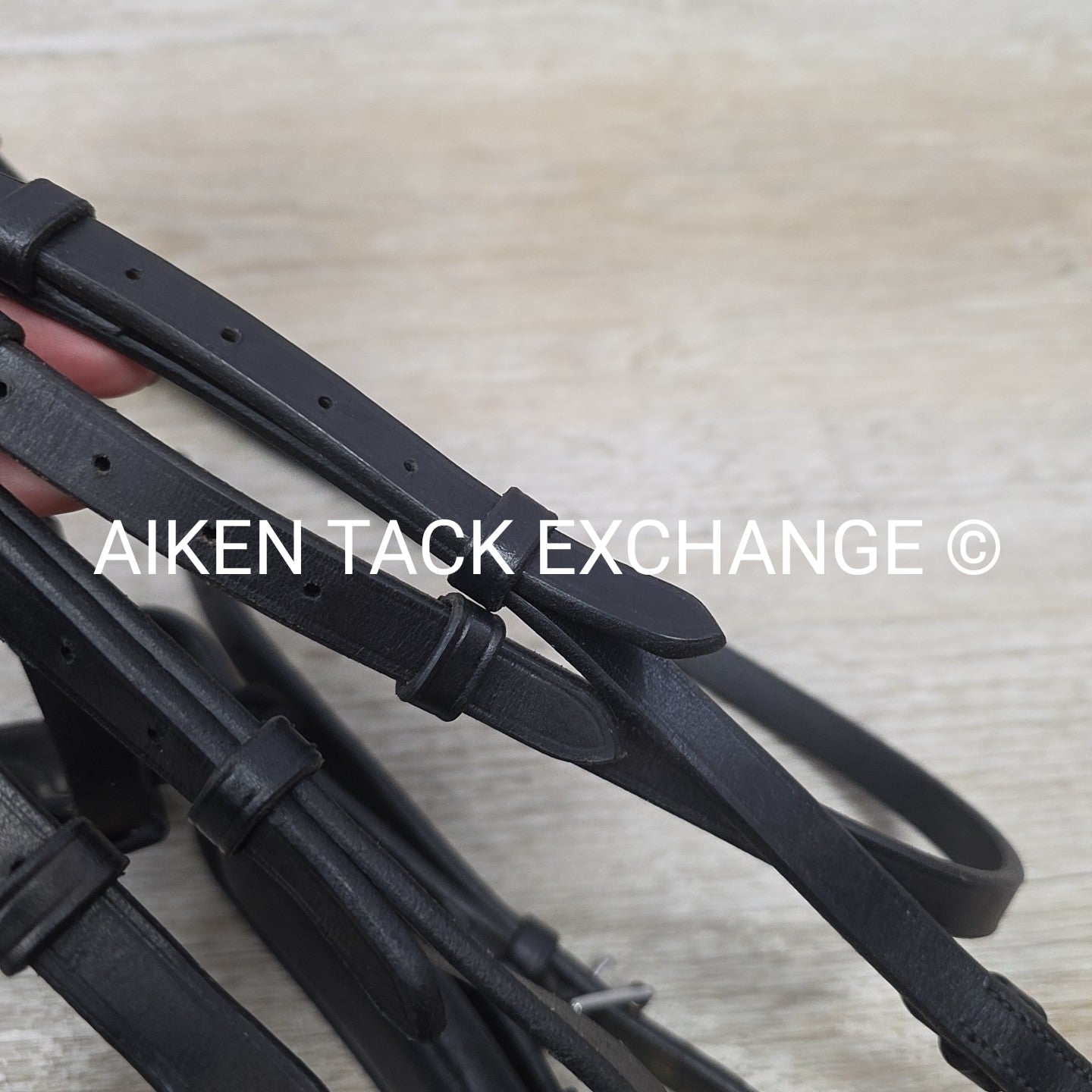 KL Select Red Barn Arena Weymouth Double Bridle, No Reins, Size Full