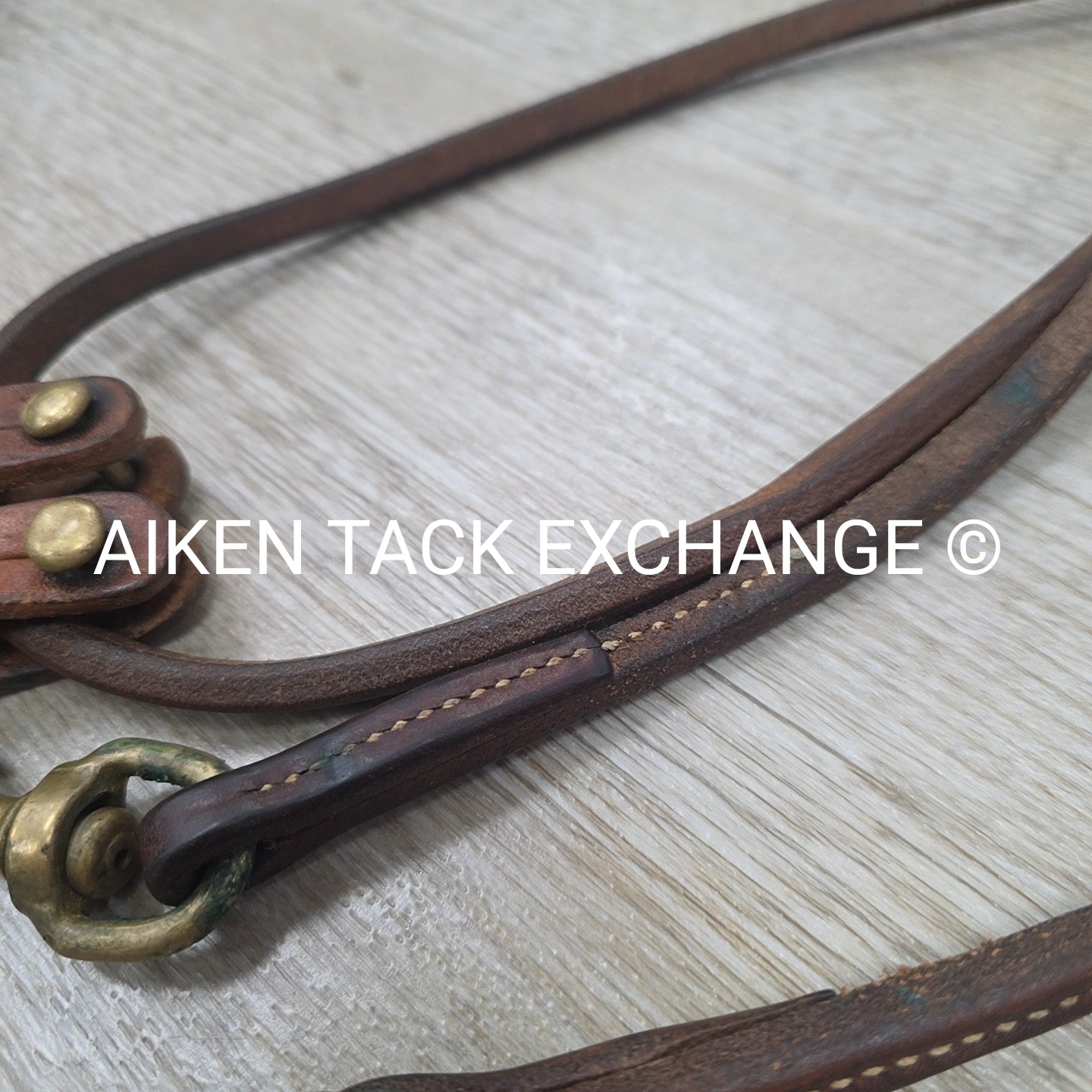 Tory Leather Pulley Draw Reins