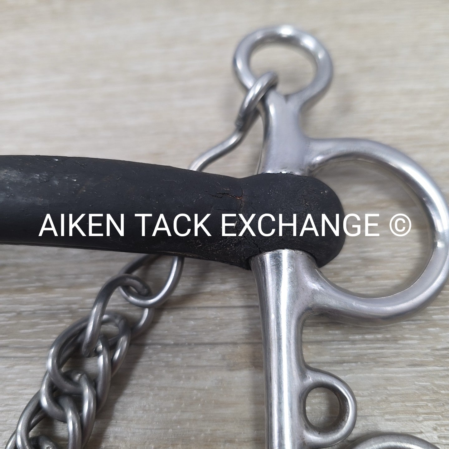 Hard Rubber Mullen Mouth Pelham Bit 5"