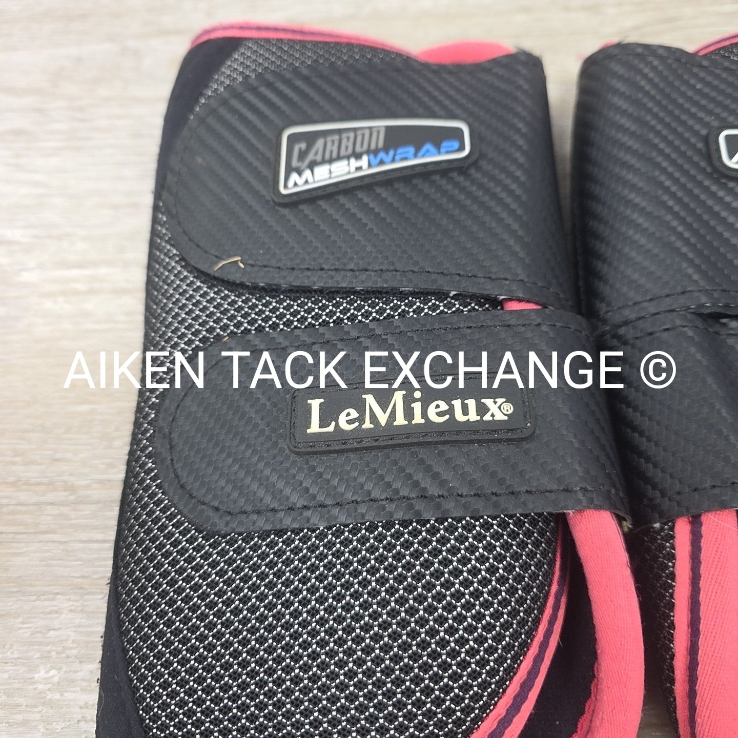 LeMieux Carbon Mesh Wrap Brushing Boot Set, Front Large, Hind X-Large