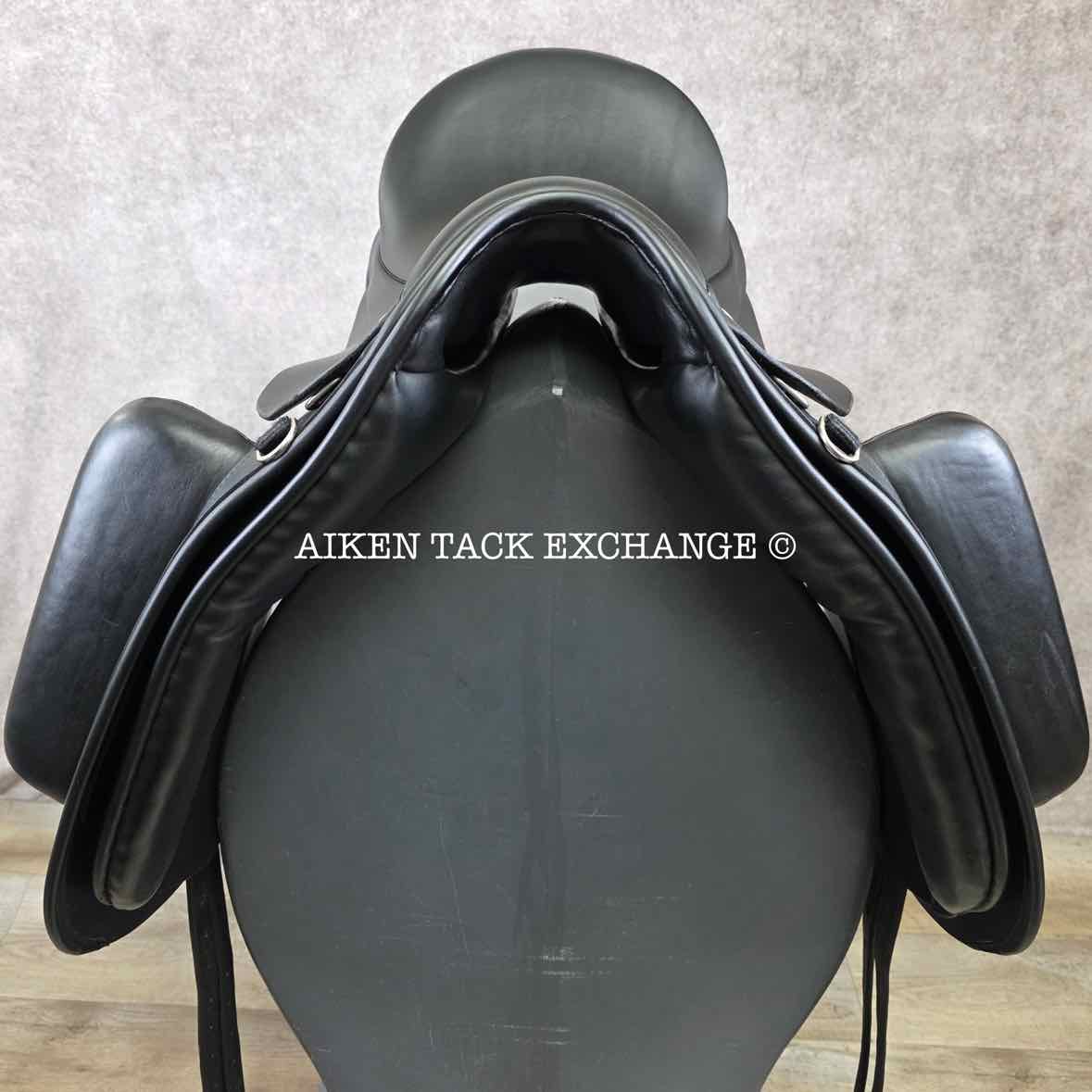 Centaur by Michael Stokes Para Dressage Saddle, 18" Seat, Medium Tree, Wool Flocked Panels