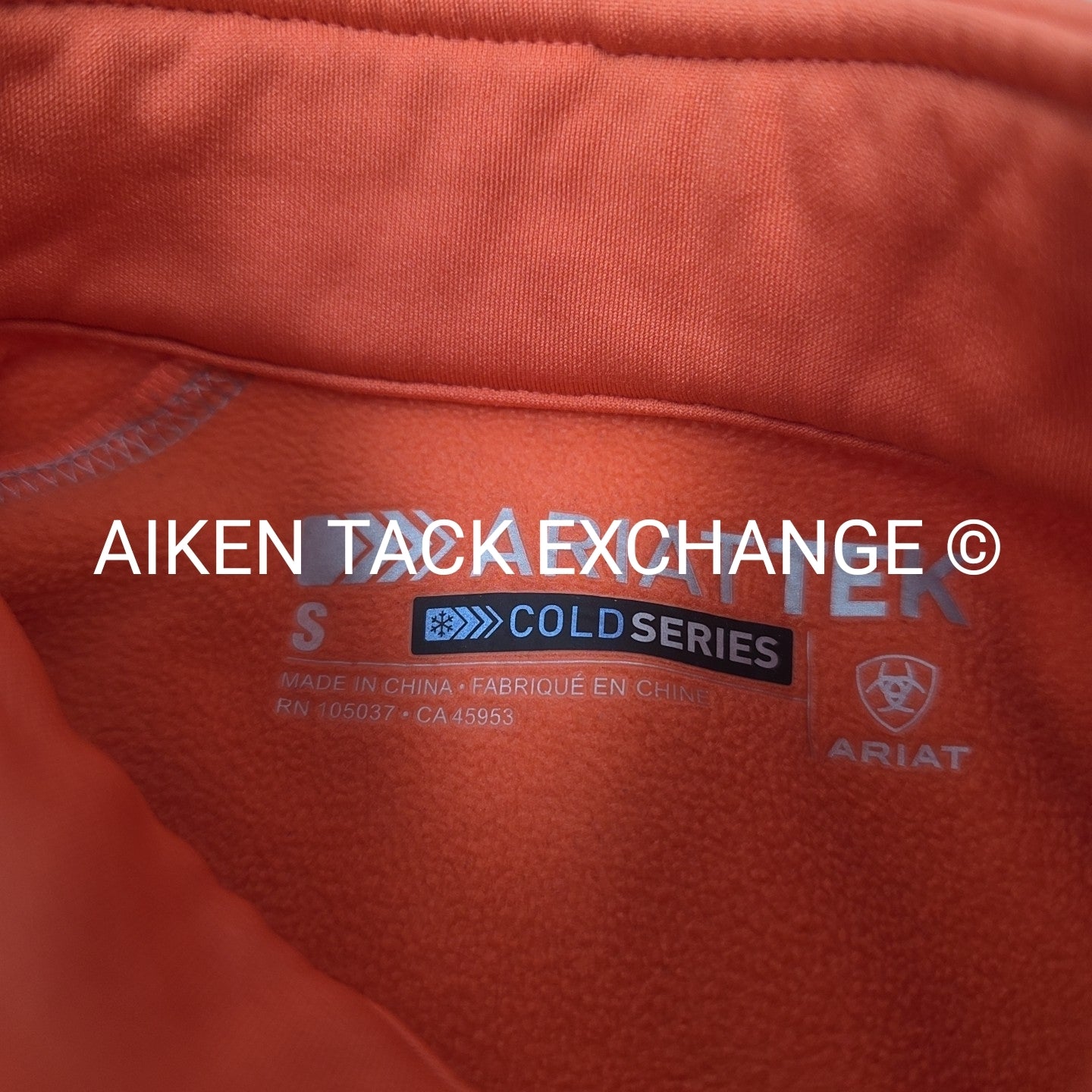 Ariat Long Sleeve Fleece Lined 1/4 Zip Jacket, Size Small