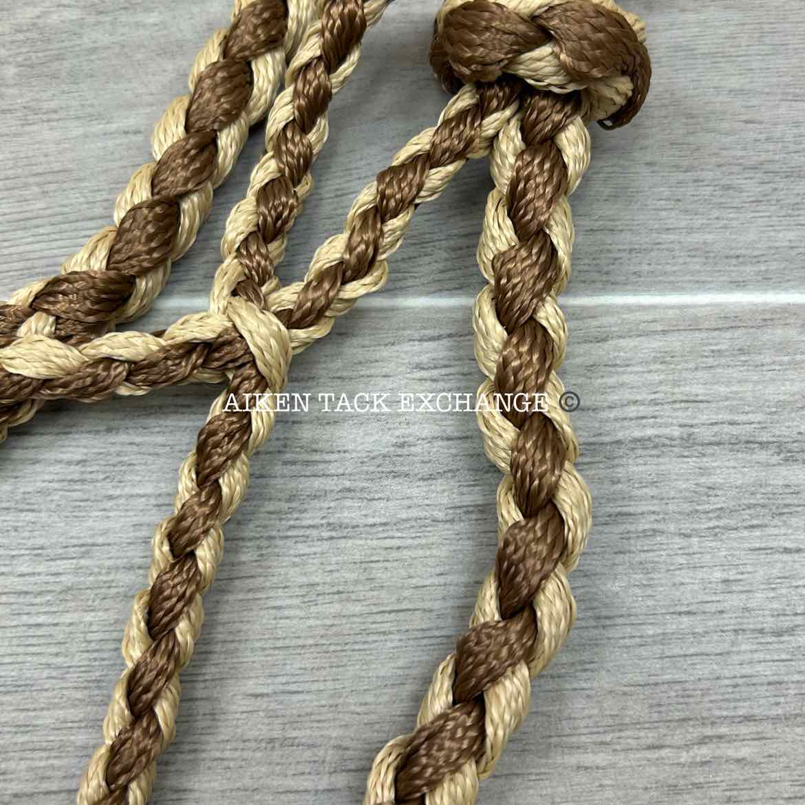 Braided Rope Halter with Lead