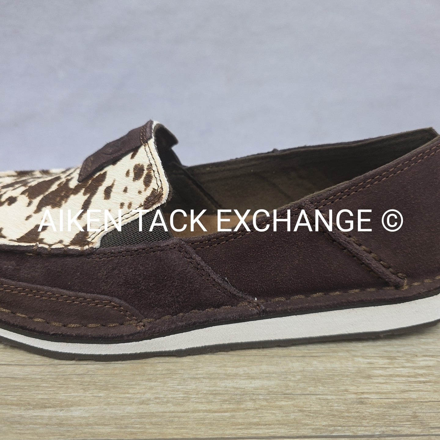 Ariat Chocolate Chip Suede Spotted Hair Cruisers, Brand New, Size 7.5