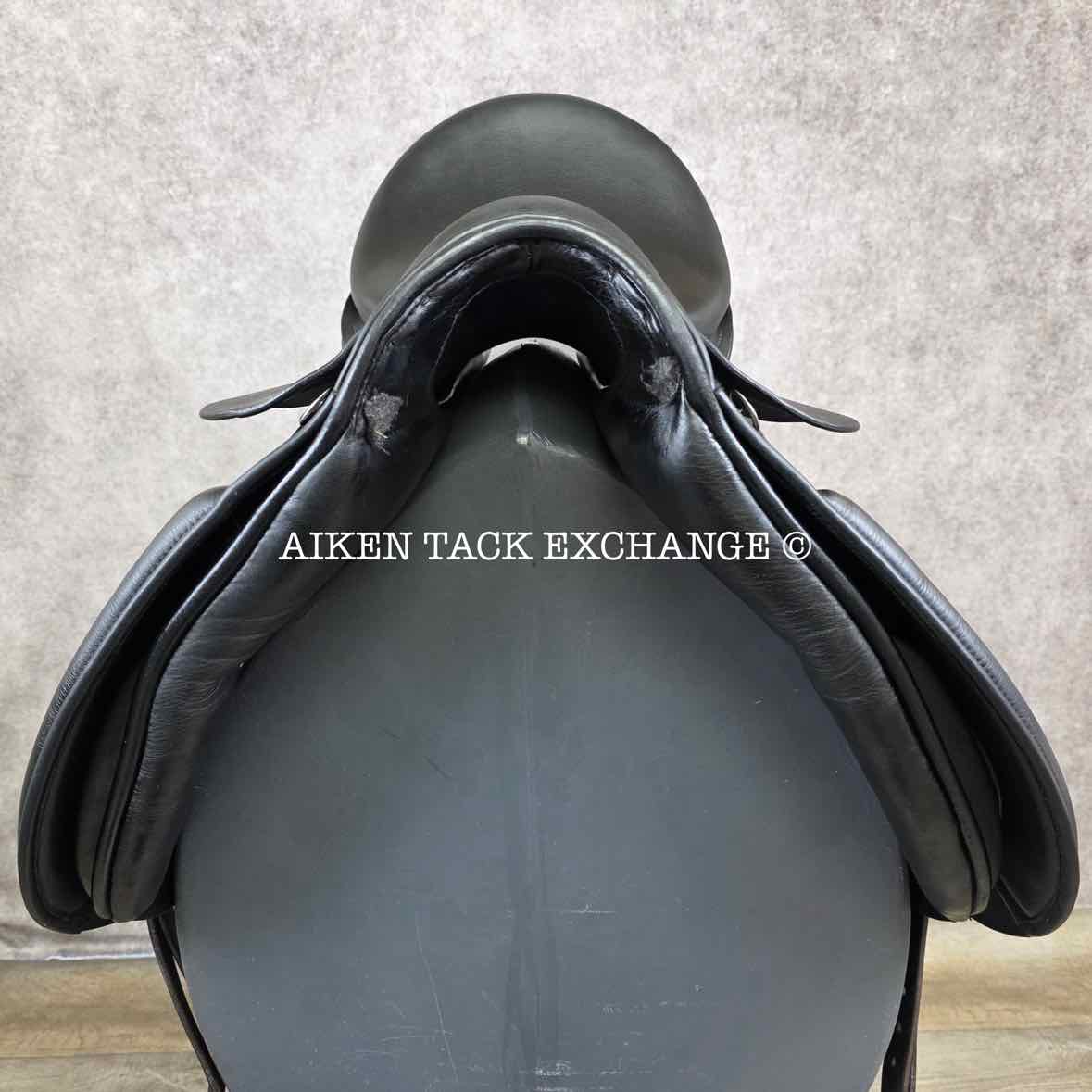 2013 Stubben Roxane Dressage Saddle, 17.5" Seat, Short Flap, 30cm Tree - Medium Wide, Wool Flocked Panels