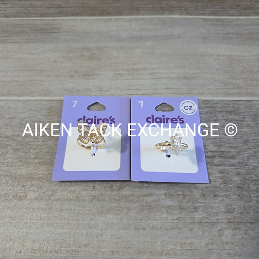 Claire's Rings (2) - Size 7