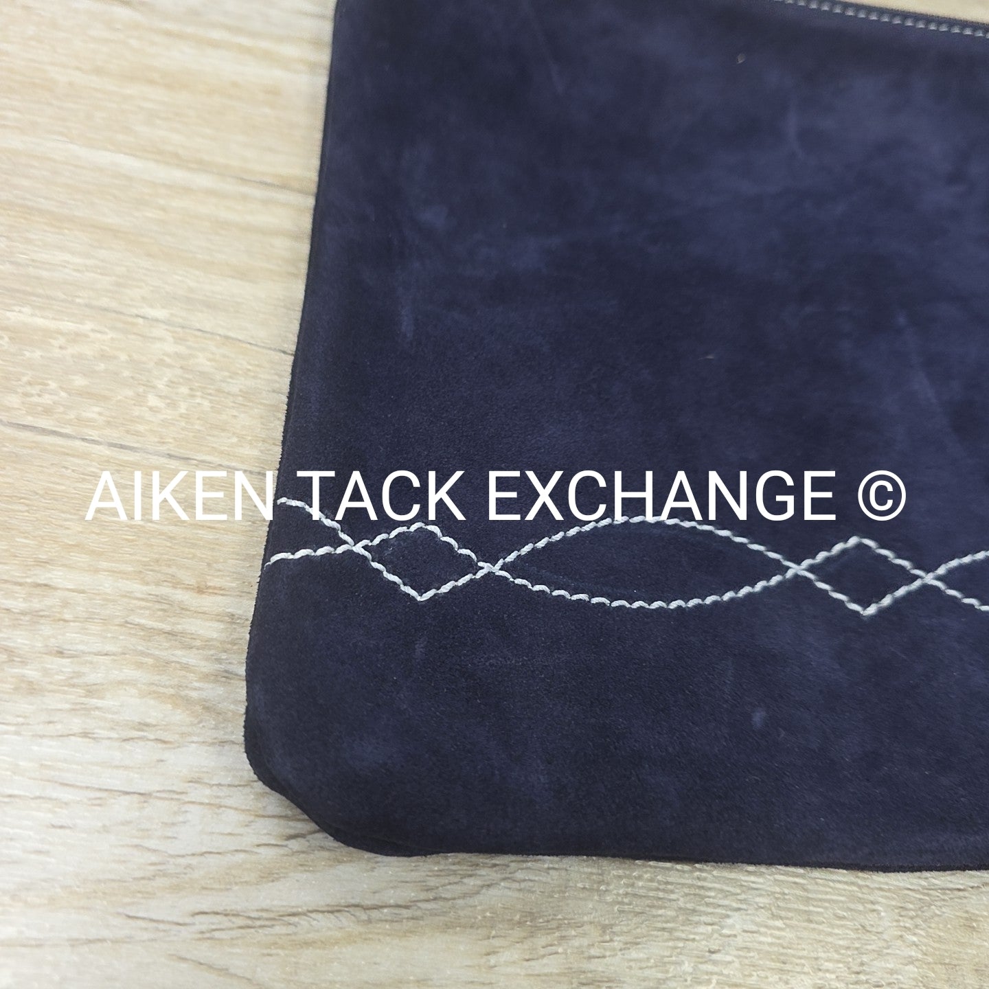 Rebecca Ray Suede Zip Pouch