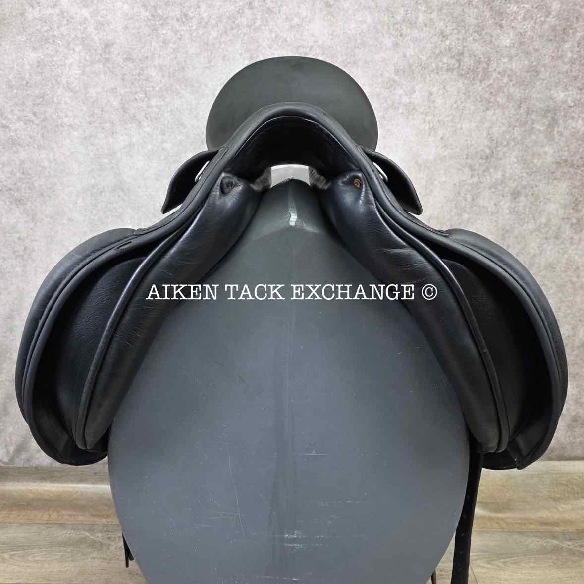 2005 Prestige Optimax Dressage Saddle, 18" Seat, 34 Tree - M/MW, Wool Flocked Panels