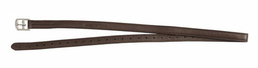 Henri de Rivel Triple Covered Stirrup Leathers: Havana / 48